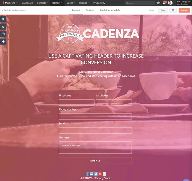Cadenza 2.0 (page-editor)